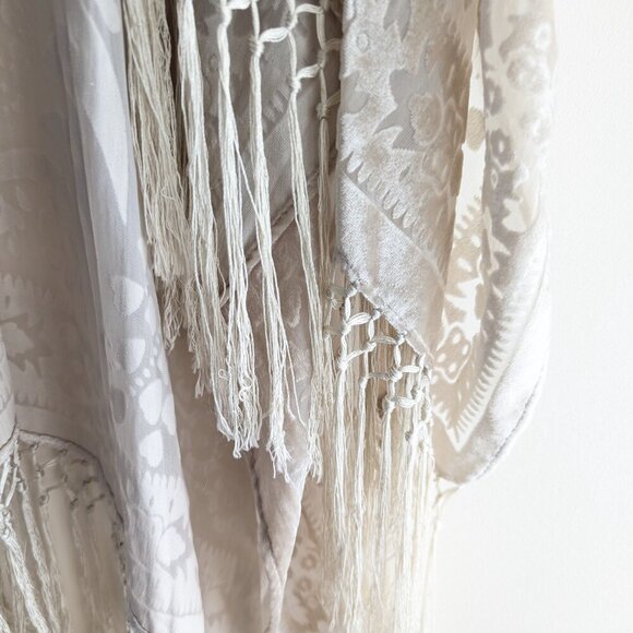 Urban Outfitters Echo burnout Beige Kimono - Picture 9 of 10